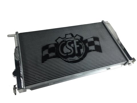 CSF Racing Radiators 7046 Radiator, Racing, Aluminum, Polished, BMW, 1 Series M, 335I, Auto Transmission, Each thumbnail 2