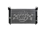 CSF Radiators 3830 Radiator, Aluminum/Plastic, Natural, Downflow, Upper Driver Side Inlet, Lower Passenger Side Outlet, Cadillac, Chevy, GMC, Each thumbnail 2