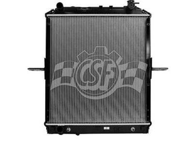 CSF Radiators 3832 Radiator, Aluminum/Plastic, Natural, Downflow, Upper Driver Side Inlet, Lower Driver Side Outlet, Chevy, Isuzu, Each thumbnail 2