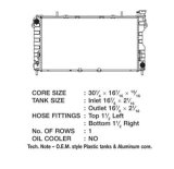 CSF Radiators 3109 Radiator, OE Replacement, Aluminum/Plastic, Natural, Chrysler, Dodge, V6, Each thumbnail 1