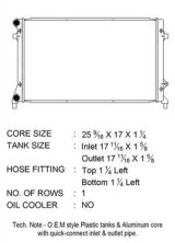 CSF Radiators 3777 Radiator, OE Replacement, Aluminum/Plastic, Natural, Volkswagen, Each thumbnail 3