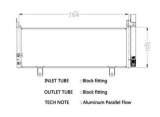 CSF Air Conditioning Condensers for 2013-2014 AVALON, 2012-2014 CAMRY - 10782 Condenser, Aluminum, Natural, Toyota, Each thumbnail 1