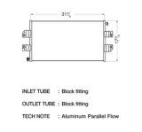 CSF Air Conditioning Condensers 10592 Condenser, Aluminum, Black, Chevy, Each thumbnail 1