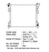 CSF Radiators 3659 Radiator, OE Replacement, Aluminum/Plastic, Natural, Chrysler, Dodge, Each thumbnail 1