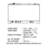 CSF Radiators 2992 Radiator, OE Replacement, Aluminum/Plastic, Natural, Mazda, 6, 3.0L, Each thumbnail 1