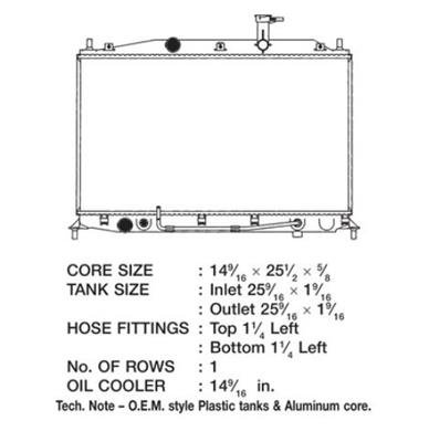 CSF Radiators 3339 Hyundai Accent thumbnail 1