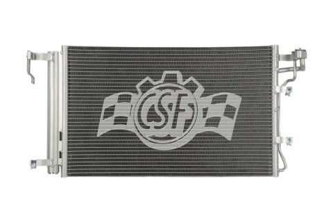 CSF Air Conditioning Condensers for 2007-2009 SPECTRA - 10473 Condenser, Aluminum, Natural, use on Kia, Each thumbnail 4