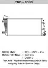 CSF Turbo Diesel Charge-Air Coolers 7105 Intercooler, Cooler, Aluminum, Black, Ford, Each thumbnail 8