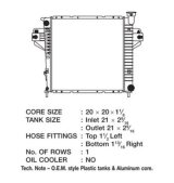 CSF Radiators 3379 Radiator, OE Replacement, Aluminum/Plastic, Natural, Jeep, Liberty, Each thumbnail 1