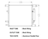 CSF Air Conditioning Condensers 10737 Condenser, Aluminum, Black, Nissan, Each thumbnail 1