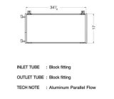 CSF Air Conditioning Condensers 10570 Condenser, Aluminum, Black, Chevy, Each thumbnail 1