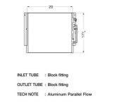 CSF Air Conditioning Condensers 10589 Condenser, Aluminum, Natural, Chevy, Each thumbnail 1