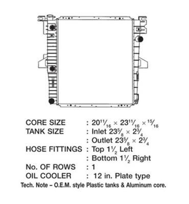CSF Radiators 3279 Ford Explorer