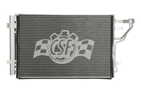 CSF Air Conditioning Condensers for 2007-2010 ELANTRA - 10466 Condenser, Aluminum, Natural, use on Hyundai, Each thumbnail 4