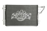 CSF Air Conditioning Condensers for 2007-2010 ELANTRA - 10466 Condenser, Aluminum, Natural, use on Hyundai, Each thumbnail 4