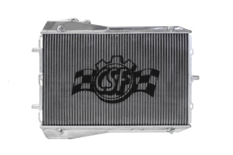 CSF Racing Radiators for 1997-2013 911 - 7056 Radiator, Racing, Aluminum, Polished, Porsche, 911, Turbo, 997, Left Side, Each thumbnail 5