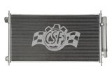 CSF Air Conditioning Condensers 10464 Condenser, Aluminum, Natural, for use on Honda®, Each thumbnail 4