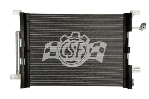 CSF Air Conditioning Condensers 10660 Condenser, Aluminum, Natural, Ford, Each thumbnail 4