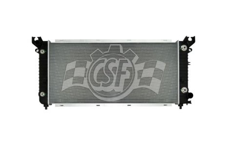 CSF Radiators for 2016-2018 SIERRA 1500, SILVERADO 1500 - 3841 Radiator, Aluminum/Plastic, Natural, Crossflow, Upper Driver Side Inlet, Lower Passenger Side Outlet, Chevy, GMC, Each thumbnail 3