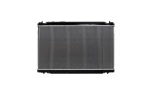 CSF Radiators 3853 Radiator, Aluminum/Plastic, Natural, Downflow, Upper Driver Side Inlet, Lower Driver Side Outlet, for use on Honda®, Each thumbnail 3