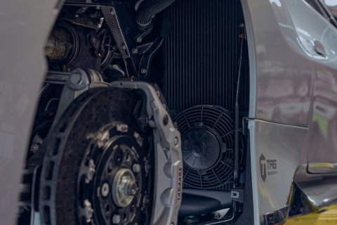 CSF Radiator Intercoolers 8210B Intercooler, 15-20 Ferrari 488 Twin Intercooler Set In Custom Thermal Dispersion Black Finish thumbnail 4