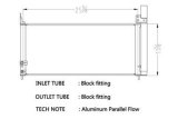 CSF Air Conditioning Condensers 10743 Condenser, Aluminum, Black, Toyota, Each thumbnail 1