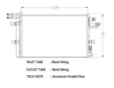 CSF Air Conditioning Condensers 10706 Condenser, Aluminum, Black, Ford, Each thumbnail 1