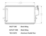CSF Air Conditioning Condensers 10777 Condenser, Aluminum, Black, Mazda, Each thumbnail 1