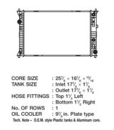 CSF Radiators 3421 Radiator, Ford Fusion thumbnail 1