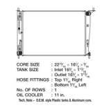 CSF Radiators 3494 Radiator, OE Replacement, Aluminum/Plastic, Natural, for use on Kia, Soul, Each thumbnail 1