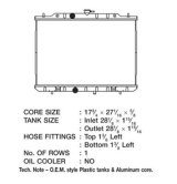CSF Radiators for 2008-2013 ROGUE - 3373 Nissan Rogue thumbnail 1