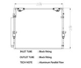 CSF Air Conditioning Condensers for 2008-2014 LAND CRUISER - 10742 Condenser, Aluminum, Black, Toyota, Each thumbnail 1