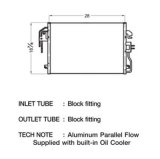 CSF Air Conditioning Condensers 10526 Condenser, Aluminum, Black, Ford, Each thumbnail 1