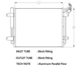 CSF Air Conditioning Condensers for 2009-2014 TIGUAN - 10746 Condenser, Aluminum, Black, Volkswagen, Each thumbnail 1