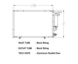 CSF Air Conditioning Condensers 10758 Condenser, Aluminum, Natural, Ford, Each thumbnail 1