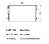 CSF Air Conditioning Condensers 10553 Condenser, Aluminum, Black, Chrysler, Each thumbnail 1