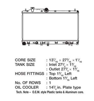 CSF Radiators 3439 Subaru Forester Turbo thumbnail 1