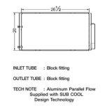 CSF Air Conditioning Condensers 10430 Condenser, Aluminum, Natural, Toyota, Each thumbnail 1