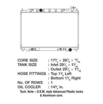 CSF Radiators 2995 Nissan Murano thumbnail 1
