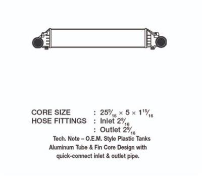 CSF Intercoolers 6056 Intercooler, Aluminum, Natural, Mercedes-Benz, Each thumbnail 1