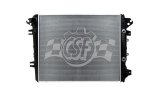 CSF Radiators 3843 Radiator, Aluminum/Plastic, Natural, Crossflow, Upper Driver Side Inlet, Lower Passenger Side Outlet, Turbocharged, Chevy, GMC, Each thumbnail 3