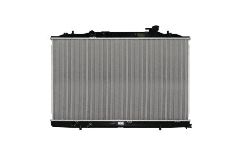 CSF Radiators 3883 Radiator, Aluminum/Plastic, Natural, Downflow, Upper Driver Side Inlet, Lower Driver Side Outlet, for use on Honda®, Each thumbnail 2