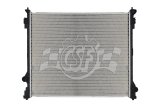 CSF Radiators 3970 Radiator, Aluminum/Plastic, Natural, Crossflow, Lower Driver Side Inlet, Lower Passenger Side Outlet, Toyota, Each thumbnail 1