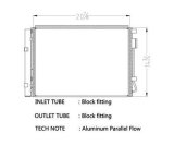 CSF Air Conditioning Condensers 10716 Condenser, Aluminum, Black, for use on Hyundai/Kia, Each thumbnail 1