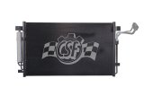 CSF Air Conditioning Condensers 10733 Condenser, Aluminum, Black, Nissan, Each thumbnail 4