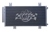 CSF Air Conditioning Condensers 10764 Condenser, Aluminum, Natural, for use on Honda®, Each thumbnail 4