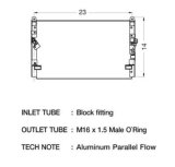 CSF Air Conditioning Condensers 10567 Condenser, Aluminum, Black, Toyota, Each thumbnail 1