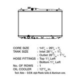 CSF Radiators 3643 Acura Ilx 13-14 thumbnail 1