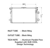 CSF Air Conditioning Condensers 10626 Condenser, Aluminum, Black, Chrysler, Each thumbnail 1