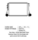 CSF Intercoolers 6060 Intercooler, Aluminum, Natural, Volkswagen, Each thumbnail 1